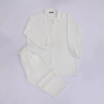 طقم سوت من دي اس حريمي ابيض